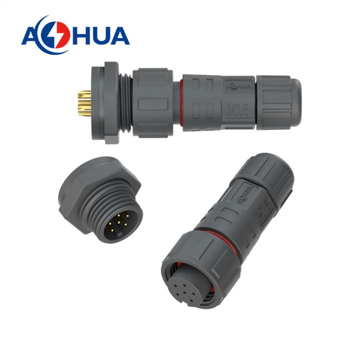 Тип паяльника в сборе M16 6pin мужской панельный разъем сид IP68